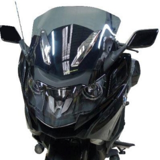 Plexi na motocykl BULLSTER pro BMW K 1600 2017-2018 KOUŘOVÉ VÝŠKA 37 cm 