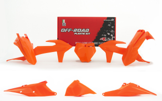Sada plastů RTECH KTM SXF 250/350/450 19-22 oranžová