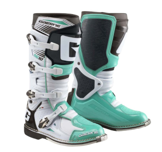 a Motokrosové boty GAERNE SG 10 bílá/zelená vel. 42