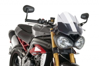 Plexi PUIG SPORT Triumph SPEED TRIPLE/R 2016-2017 TMAVĚ KOUŘOVÉ 