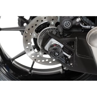 Padací protektory do osy zadního kola motocyklu SW-MOTECH pro BMW R1200GS LC/Adventure 2013-2020