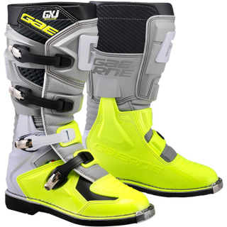 a Dětské motokrosové boty Gaerne GX-J šedá/žlutá fluo velikost 36