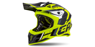 a Motokrosová přilba CASSIDA CROSS PRO 2 CONTRA ŽLUTÁ FLUO/ČERNÁ/ŠEDÁ/BÍLÁ lesklá vel. S