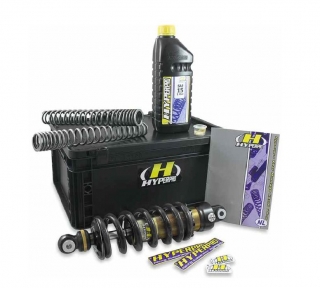 Streetbox kit - zadní tlumič + přední pružiny - HYPERPRO pro YAMAHA MT09 (also Street Rally) 2017-2020 - barva černá 