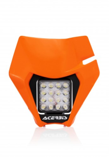 Přední LED maska motocyklu ACERBIS HEADLIGHT VSL pro KTM EXC 150/250/300 TPI rok 2020 oranžová 