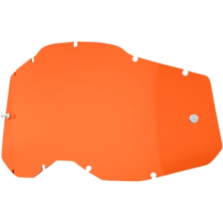 Náhradní plexi pro motokrosové brýle 100% STRATA 2 , ACCURI 2 , RACECRAFT 2 - rozjasňující oranžové