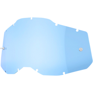 Náhradní plexi pro motokrosové brýle 100% STRATA 2 , ACCURI 2 , RACECRAFT 2 - rozjasňující modré