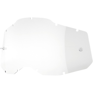 A Náhradní plexi pro motokrosové brýle 100% STRATA 2 , ACCURI 2 , RACECRAFT 2 - čiré