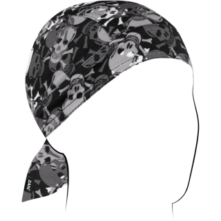 Šátek na hlavu ZANHEADGEAR FLYDANNA SPORTFLEX Allover Skull