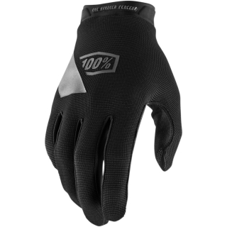 Dětské textilní motokrosové / MTB rukavice 100% RIDECAMP černé