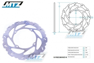 a Brzdový kotouč MTZ Přední pro Husqvarna CR/TC/TE 00-13