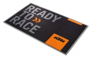 Koberec - rohožka pod motocykl KTM PIT MAT rozměr 170 cm x 100 černá/oranžová