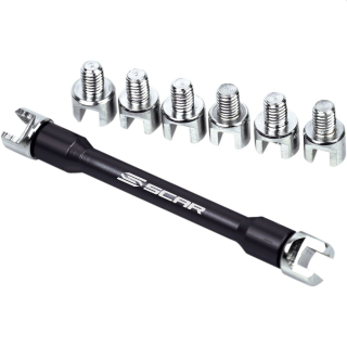 a Klíč na niple SCAR SPOKE WRENCH AND TIPS KIT