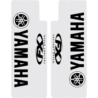 a Sada polepů na tlumiče motocyklu FACTORY EFFEX FX CLR FK SHLD YAMAHA - sada 2 kusů 