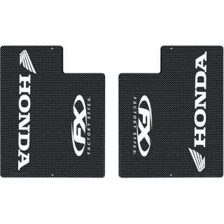 A Sada polepů na tlumiče motocyklu FACTORY EFFEX Full Wrap Carbon Fiber Fork Shields HONDA - sada 2 kusů 