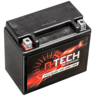 Gelová baterie A-TECH YTX12-BS GEL, 12V, 10AH, 180A, rozměr 150X87X130