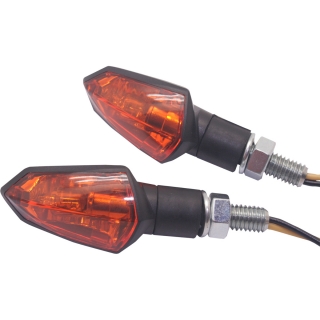 Univerzální blinkry PARTS EUROPE TURN SIGNAL ORANŽOVÉ SKLO 6W/12 V  - PÁR