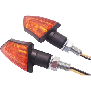 Univerzální blinkry PARTS EUROPE TURN SIGNAL ORANŽOVÉ SKLO 6W/12 V  - PÁR