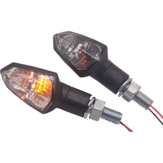 Univerzální blinkry PARTS EUROPE TURN SIGNAL ČIRÉ SKLO 12 V  - PÁR