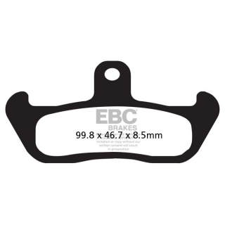 Brzdové destičky EBC Husqvarna CR/WR/TE 87-91