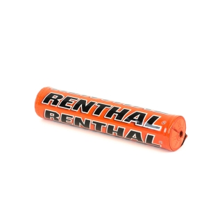 a Kryt hrazdy řidítek motocyklu RENTHAL LTD EDITION SX SX CROSSBAR PAD oranžový