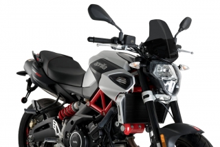 Plexi PUIG SPORT Aprilia SHIVER 750 2007-2009 / 900 2017- ČERNÉ