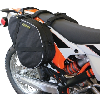 Textilní sedlové brašny NELSON RIGG SADDLEBAG DUAL SPRT RG020 černé - pár