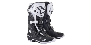 Motokrosové boty s vnitřní botičkou ALPINESTARS TECH 10 ČERNÁ/BÍLÁ 