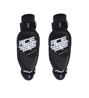 a Dětské loketní chrániče - chrániče loktů ACERBIS X-ELBOW SOFT černá/bílá junior - PÁR 