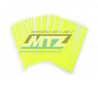 Plastové návleky na špice motocyklu MTZ - fluo žluté - 38 kusů 