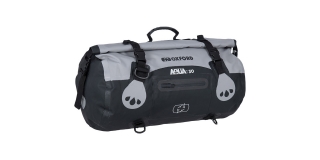 Vodotěsná vak OXFORD Aqua T-30 Roll Bag šedý/černý, objem 30 l