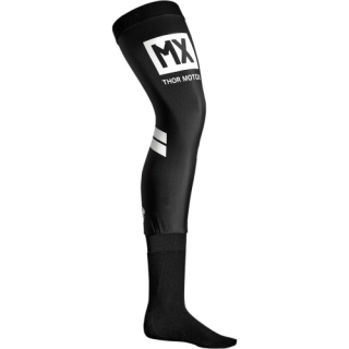 A Motokrosové nadkolenky THOR COMP SOCK černá/bílá velikost S/M 40-43