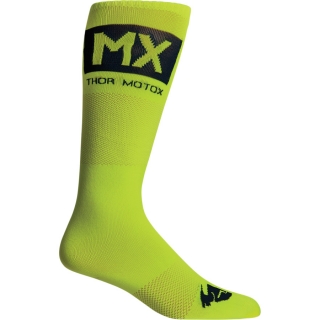 a Dětské motokrosové ponožky-podkolenky THOR MX COOL SOCK ACID/MIDNIGHT vel. 32-38
