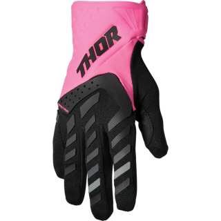 Dámské motokrosové rukavice THOR SPECTRUM FLO PINK/BLACK