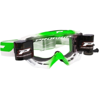 Motokrosové - enduro brýle s roll-off systémem PROGRIP 3200 VENOM zelené