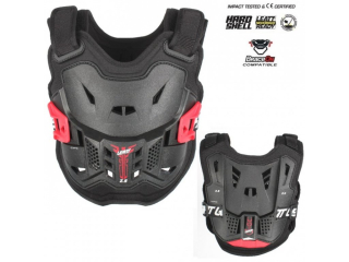 a Dětský hrudní/zádový chránič LEATT 2.5 Kids Chest Protector červeno/černý, pro výšku postavy 110-134 cm, pro děti cca 4 - 8 let