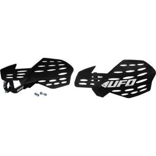 Kryty páček motocyklu UFO GUARDIAN 2 HANDGUARD VENTILAČNÍ barva černá - pár