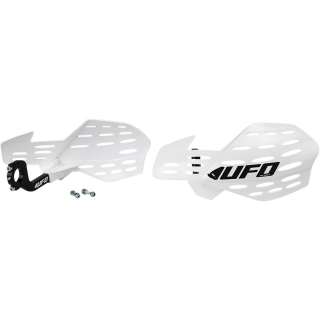 Kryty páček motocyklu UFO GUARDIAN 2 HANDGUARD VENTILAČNÍ barva bílá - pár