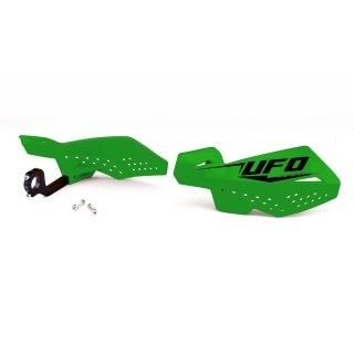 Kryty páček motocyklu UFO VIPER 2 HANDGUARDS barva zelená - pár