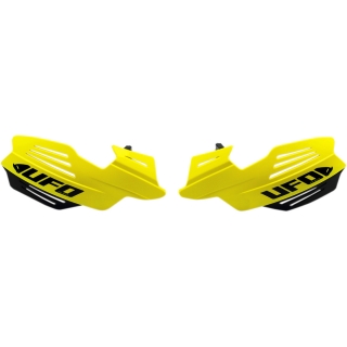 Kryty páček motocyklu UFO VULCAN HANDGUARDS barva žlutá - pár