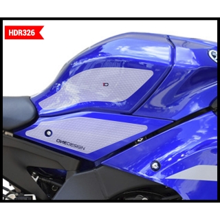 Samolepka - tank pad - tank grips ONEDESIGN pro YAMAHA R1 2020-2021 barva čirá