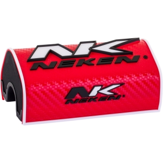Kryt bezhrazdových řidítek motocyklu NEKEN SPECIAL EDITION 3D BAR PADS červená