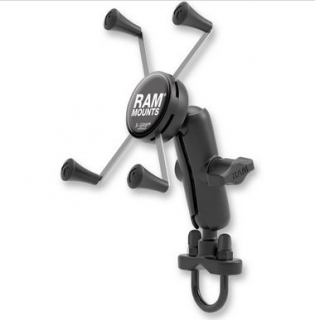 Držák RAM MOUNTS RAMB149Z-UN10U  RAM HANDLEBAR RAIL MOUNT FOR LARGE DEVICES PLASTIC BLACK 