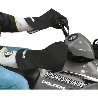Návleky na řidítka k ochraně rukou před chladem PARTS UNLIMITED SNOWPAWS DELUXE ČERNÉ - PÁR