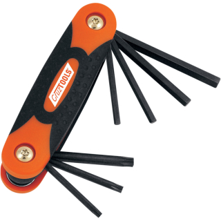 Multifunkční /cestovní sada nářadí / imbus CRUZTOOLS MULTI-TOOL FOLDING HEX/TORX SET pro motocykly HARLEY DAVIDSON