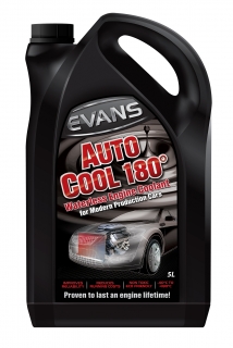 Chladící kapalina pro moderní produkční automobily EVANS AUTO COOL 180° 5 LITRŮ