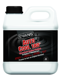 Chladící kapalina pro moderní produkční automobily EVANS AUTO COOL 180° 2 litry 