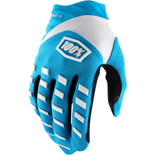 Motokrosové a MTB rukavice 100% AIRMATIC modrá - pár 