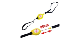 Svinovací připomínací lano zámku kotoučové brzdy ABUS Memo Roll Up Cable délka až 90 cm 