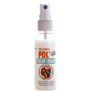 a Rychlý čistič a leštící prostředek ve formě tenkovrstvé technologie PROFI PRODUCTS PDL FOG UP POLISH 50 ML rozprašovač